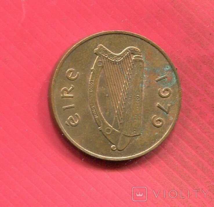 Ирландия 2 пенса 1976 Птица, фото №3