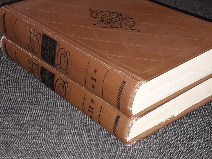А. С. Пушкін - Вибрані твори в двох томах. 1970 рік, фото №3