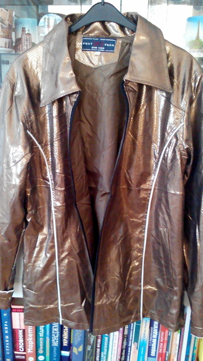Куртка новая модного бронзового цвета р 48., фото №7