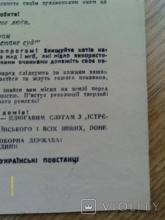 Українці "стрибки" і члени з.зв. охорони колгоспів. 1949., фото №8