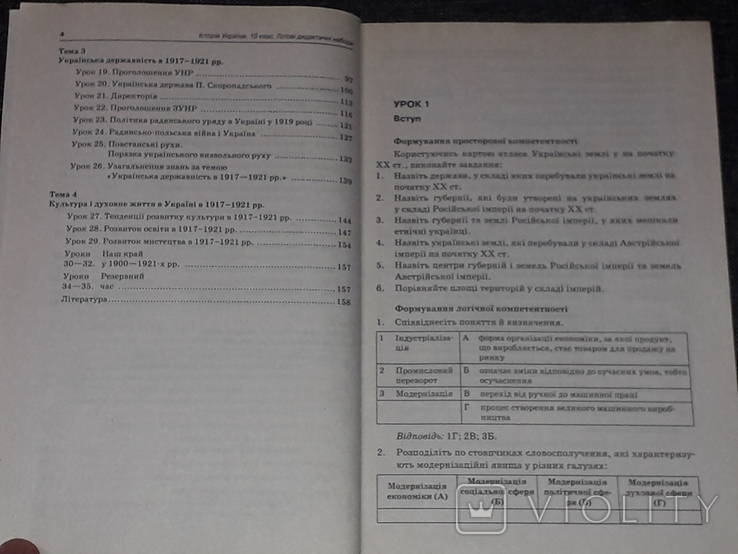 Н. М. Морозова - Історія України. 10 клас. Готові дидактичні набори 2010 рік, фото №5