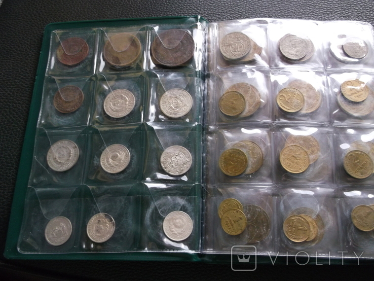 Монети СССР колекція в альбомі 96 монет, фото №3