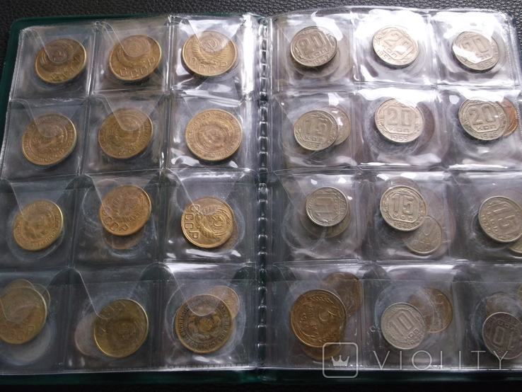 Монети СССР колекція в альбомі 96 монет, фото №4