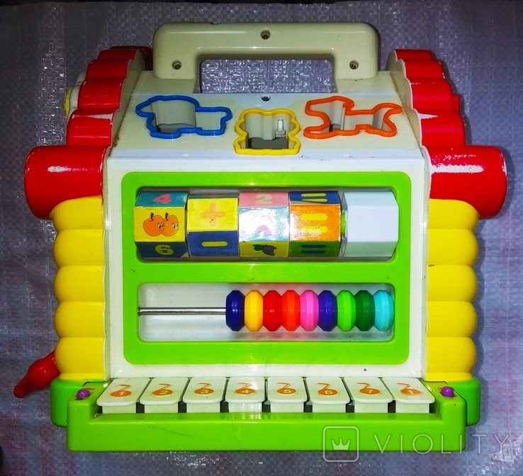 Торг Счетно - музыкальная игрушка Весёлый домик - теремок Huile Toys - не комплект, фото №9