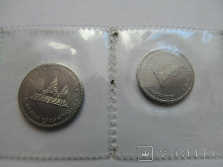 Камбоджа лот монет, фото №5