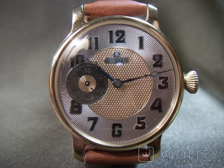 Часы мужские Омега, Omega, Швейцария. Механизм изготовлен до 1920 года, фото №4