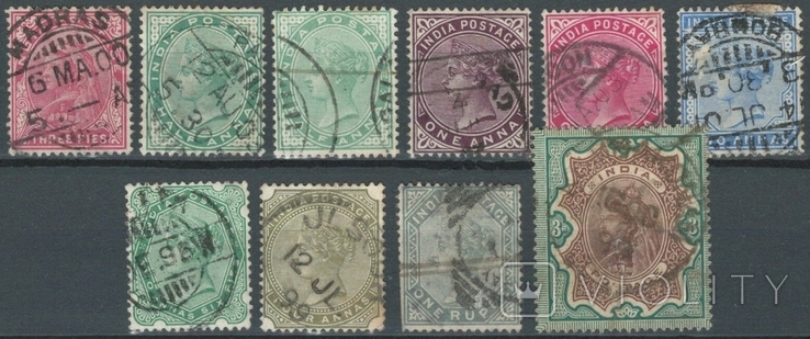 З22 Британские колонии. Индия 1882-1895 (29 евро)