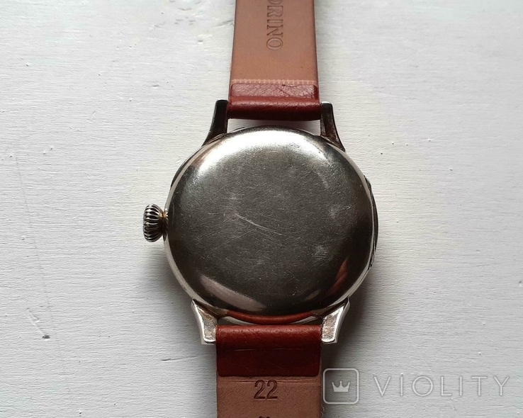Наручные часы Omega переделанные из карманных часов, фото №6