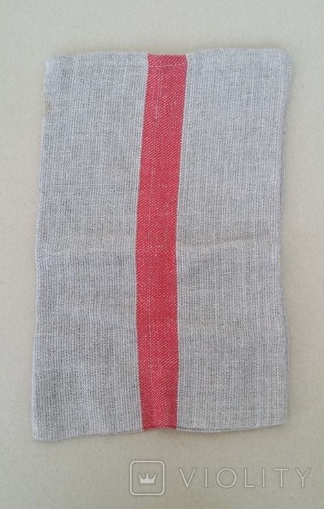 Мешок для личных вещей с красной полосой, 3 рейх Германия лот 2, фото №2