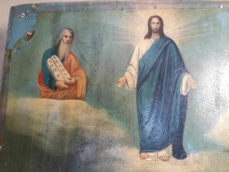 Большая икона "Преображение Господне", 415*310 мм., фото №6