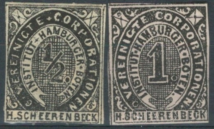 Р17 Германские города. Гамбург 1862 (6)
