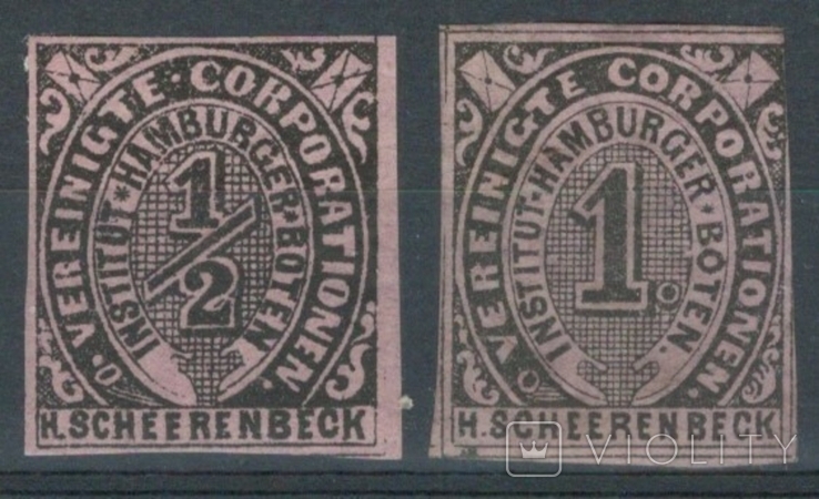Р19 Германские города. Гамбург 1862 (8)