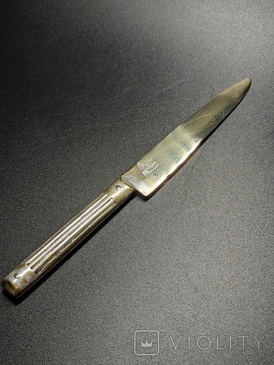 Нож для бумаг писем B BUCH WARSZAW. Польша царизм. 14.5 см.