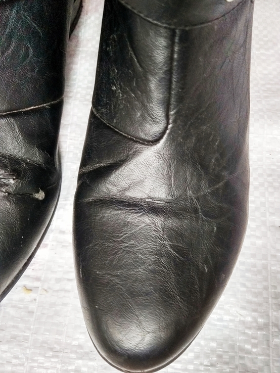 Торг демисезонные женские ботинки ботильйоны кожаные полусапожки женские р.39, фото №5