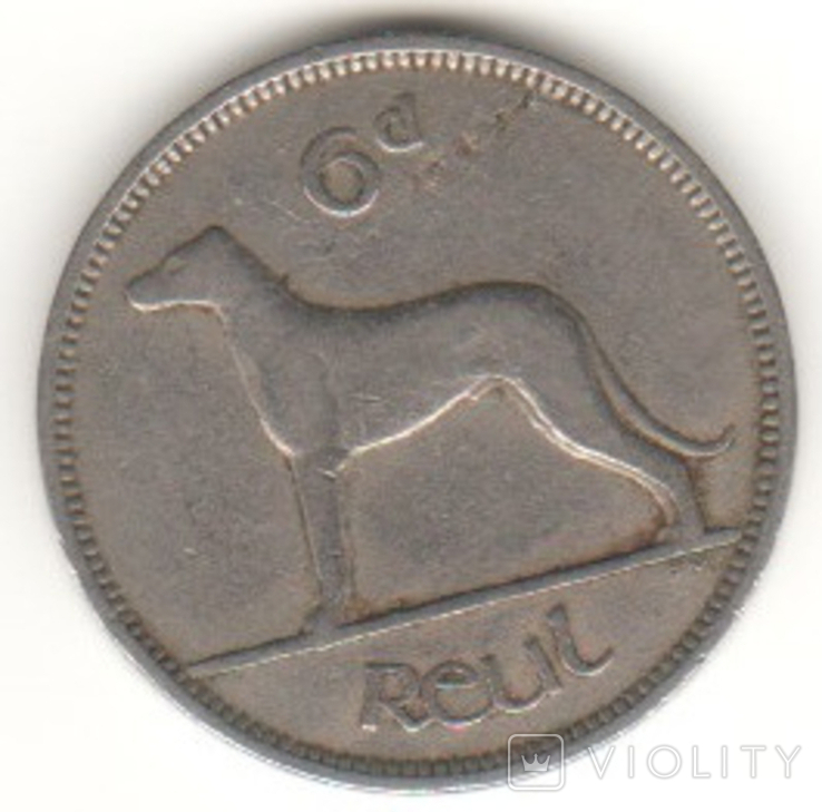 Ирландия 6 пенсов, 1946 (лот 183)