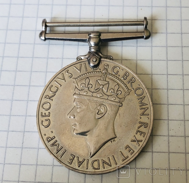 Англия медаль участника войны 1939-1945
