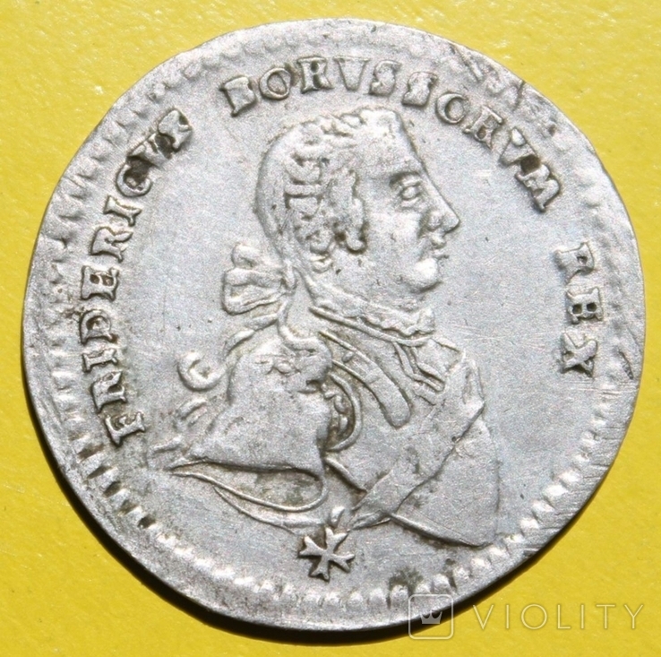 18 грошей, 1752р Королевство Пруссия.