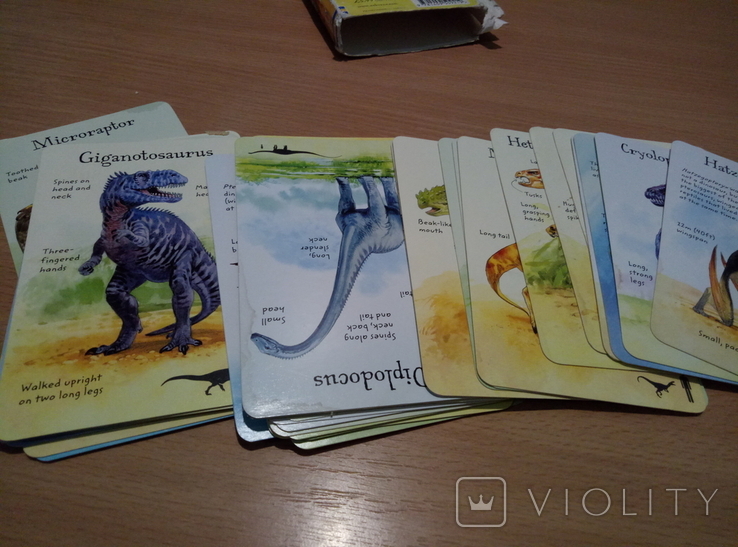 Dinosaurs Usborne Fact Cards, фото №5