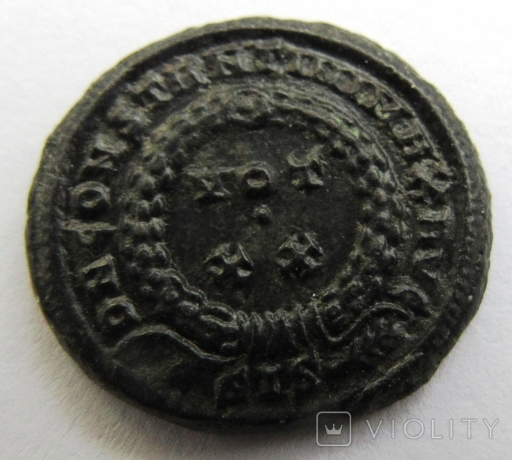 Константин I Великий, медный AE3. (321-324 гг. н.э), мондвор-Siscia, фото №3