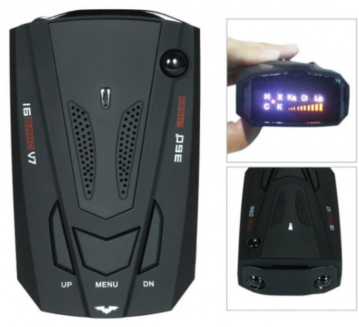 Антирадар Радар детектор світлодіодний Radar Detector GRB 16 BAND V9, photo number 9