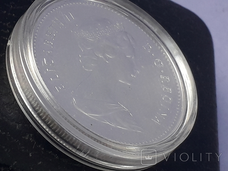 1 доллар, Канада, 1979 год, 300 лет кораблю "Грифон", серебро, фирменный футляр, numer zdjęcia 7