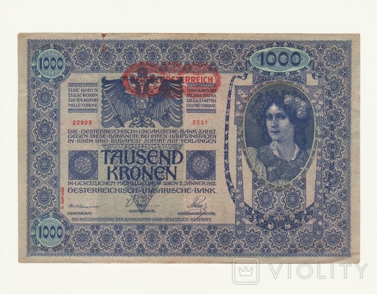 1000 крон 1902