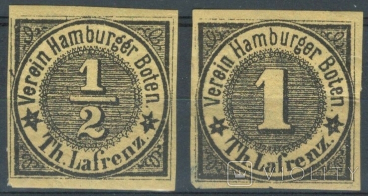 Р34 Германские города. Гамбург 1863 (10)