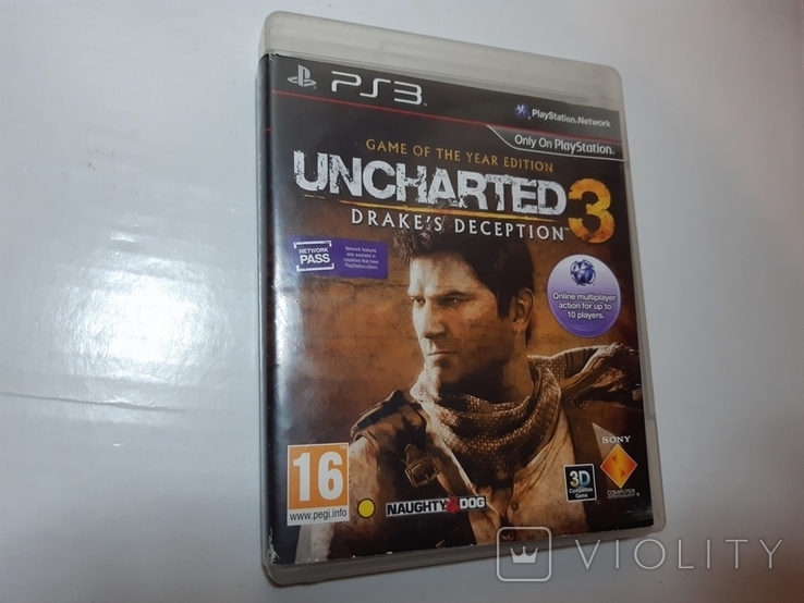 Диск для PS3 лицензия UNCHARTED 3 Drake's Deception