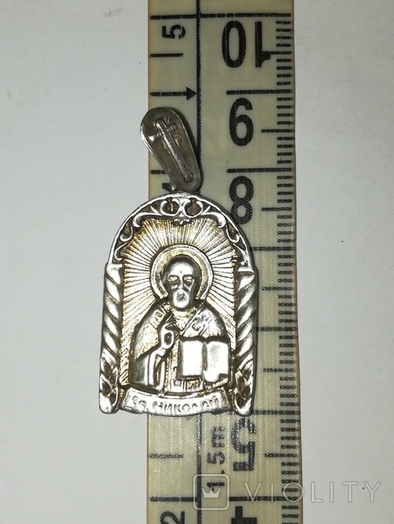 Нательная иконка Святой Николай, фото №4
