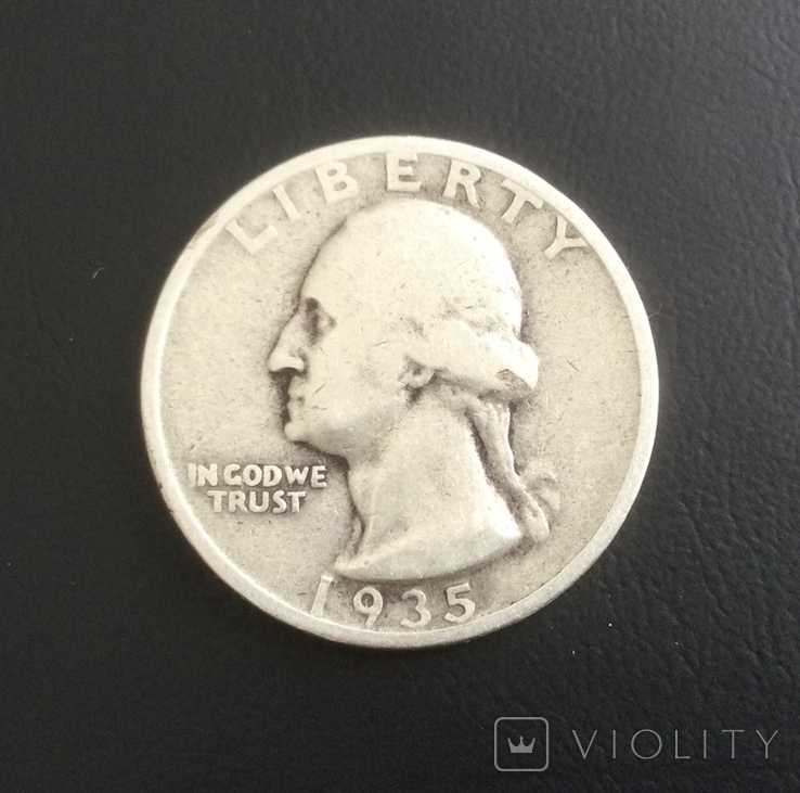 25 центів(квотер). США 1935s