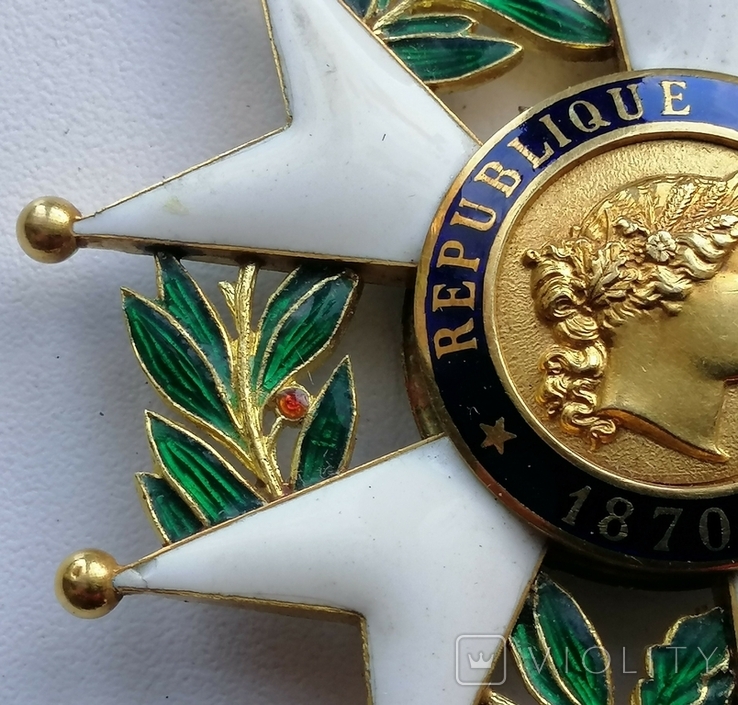 Орден Почесного легіону "Командор" ІІІ ступеню, шийний, Третя республіка, Франція, золото, фото №10