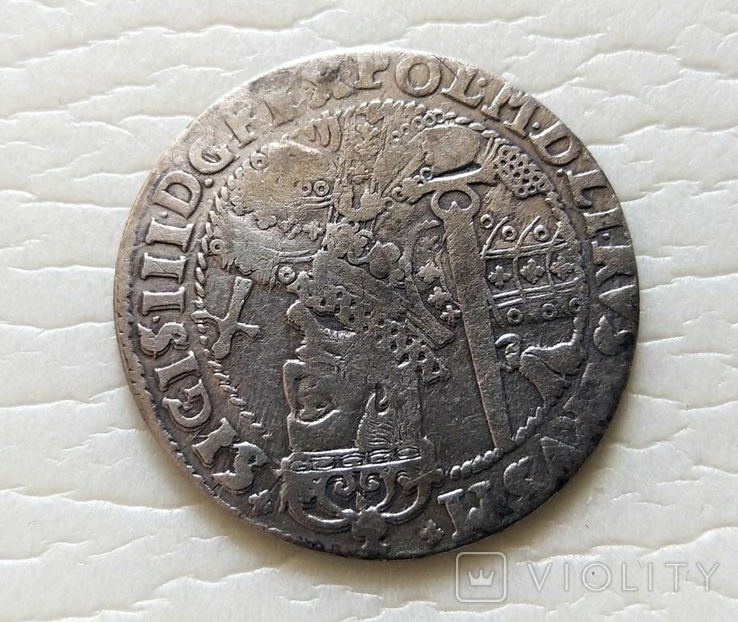 Польша. Коронный Орт Сигизмунда III. 1622 год. Быгдощ. PRVS:M (Ор2-1), фото №4