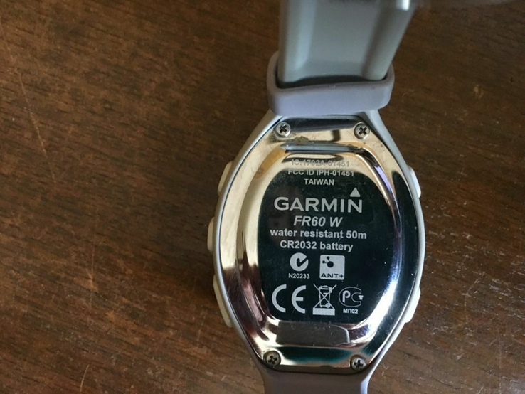 Спортивний годинник Garmin FR60 W, фото №5