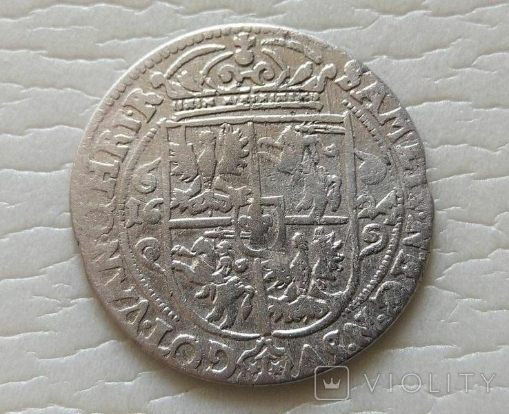 Польша. Коронный Орт Сигизмунда III. 1624 год. Быгдощ. PR:M (Ор2-3), фото №7