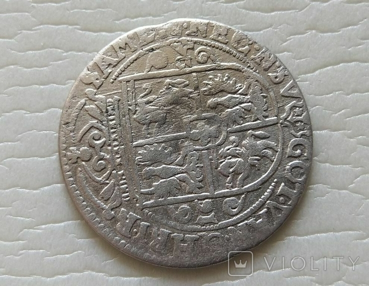 Польша. Коронный Орт Сигизмунда III. 1624 год. Быгдощ. PR:M (Ор2-3), фото №9