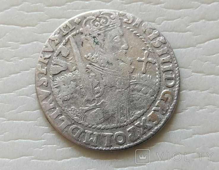 Польша. Коронный Орт Сигизмунда III. 1622 год. Быгдощ. PRVS:M (Ор2-4), фото №2