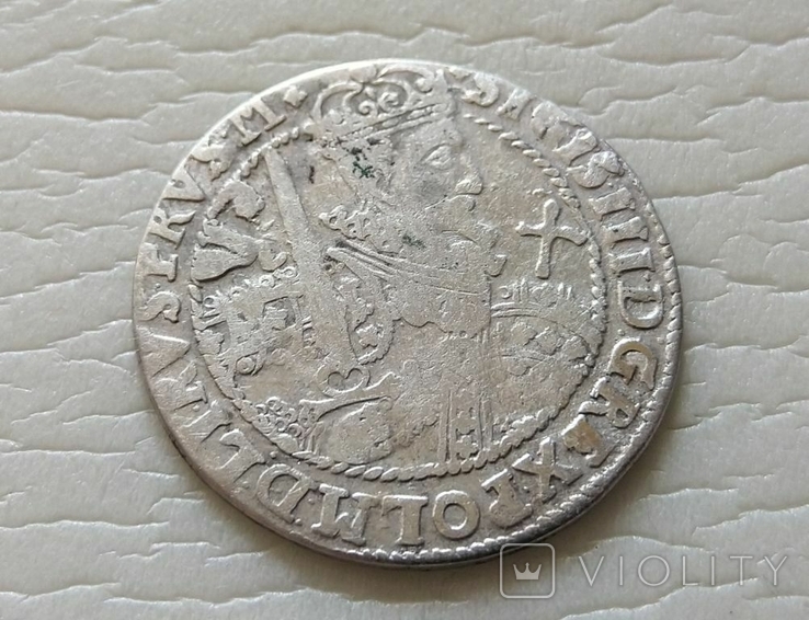 Польша. Коронный Орт Сигизмунда III. 1622 год. Быгдощ. PRVS:M (Ор2-4), фото №3