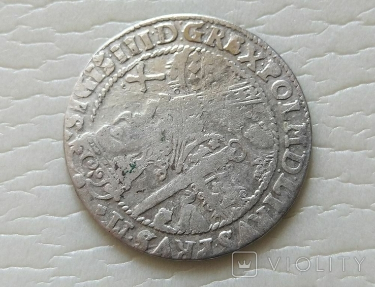 Польша. Коронный Орт Сигизмунда III. 1622 год. Быгдощ. PRVS:M (Ор2-4), фото №4