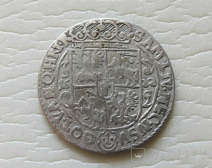 Польша. Коронный Орт Сигизмунда III. 1622 год. Быгдощ. PRVS:M (Ор2-4), фото №7