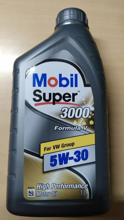 Моторное масло Mobil Super 3000 Formula V 5W-30 синтетическое, 1 л, numer zdjęcia 2