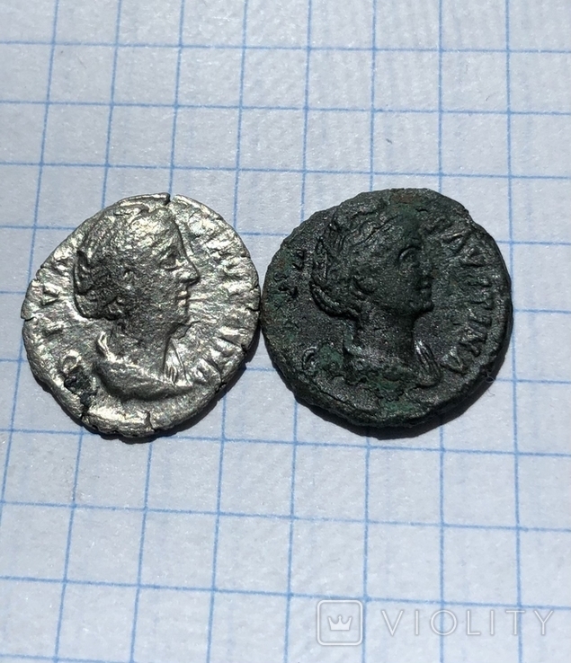 Рим. Фаустина (2 монеты)