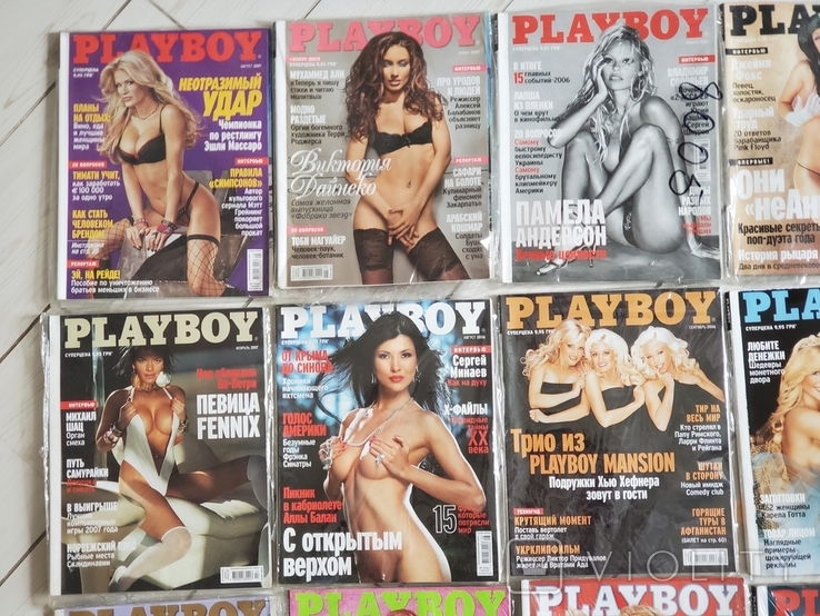 Журнали Playboy - 16 шт + 1 календар., фото №3