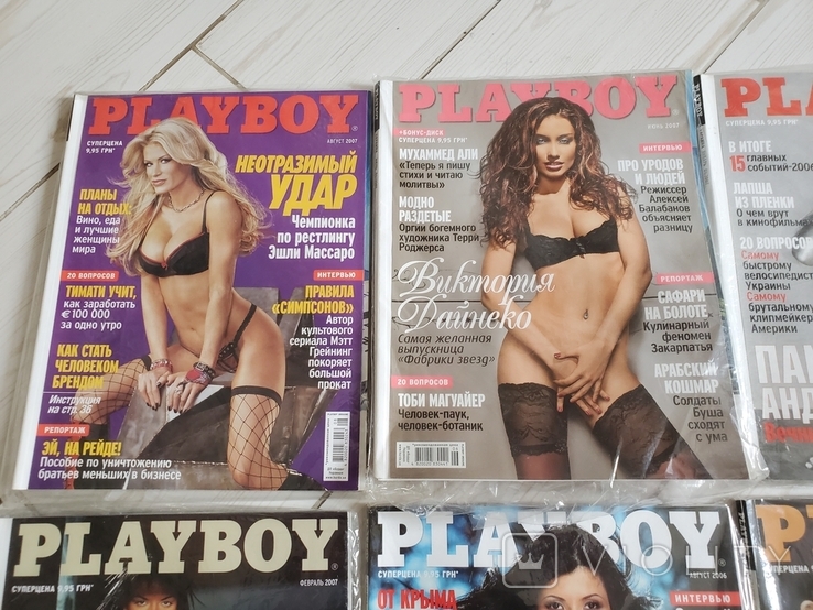 Журнали Playboy - 16 шт + 1 календар., фото №8