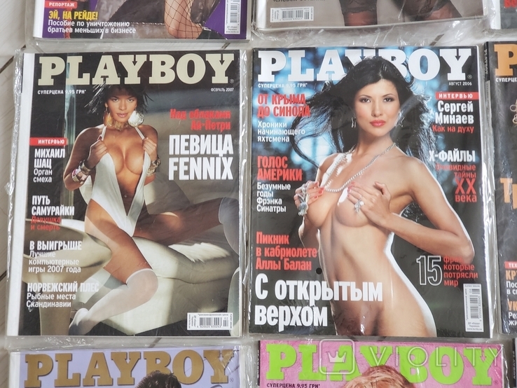 Журнали Playboy - 16 шт + 1 календар., фото №11