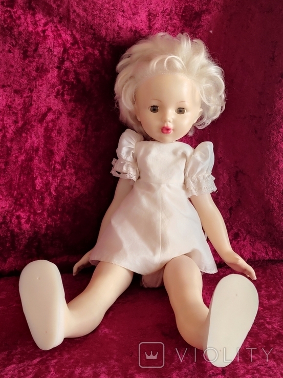 Кукла СССР Ленигрушка 60 см. клеймо Мишка. Лот 3