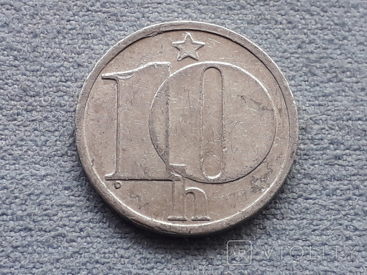 Чехословакия 10 геллеров 1983 года