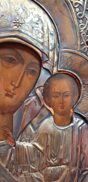 Икона Богородица "Казанская", фото №7