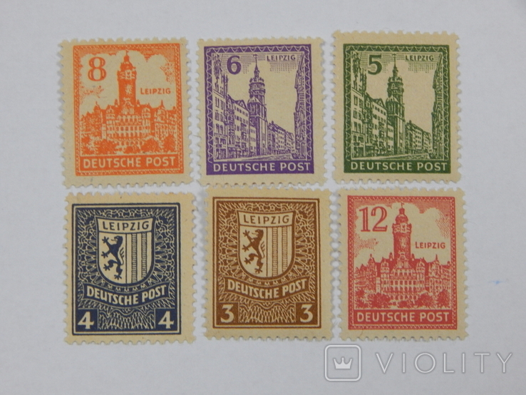 6 марок Германии Лейпциг
