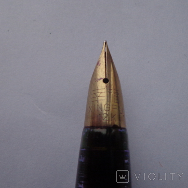 Ручка XINGFU золоте перо, фото №5