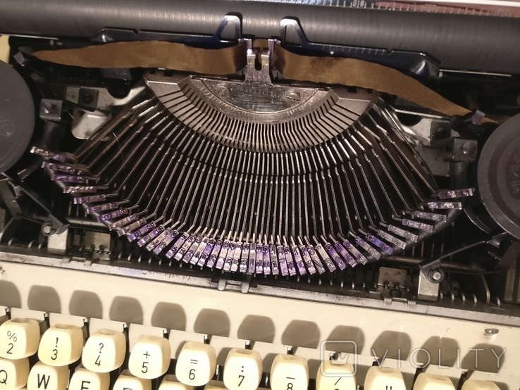 Печатная машинка посла в Польше made in Bulgaria typewriters work Машинка пишущая, фото №9